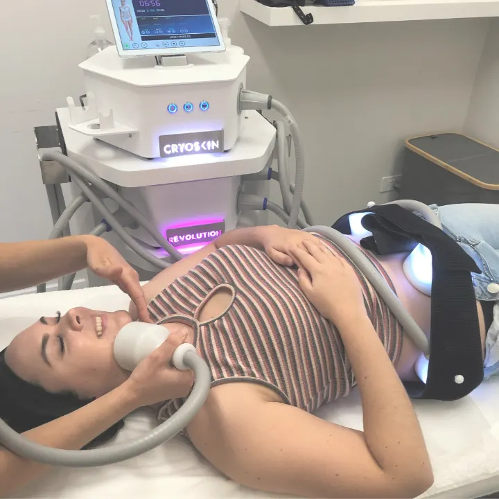 Cryoskin® session in a luxury spa room